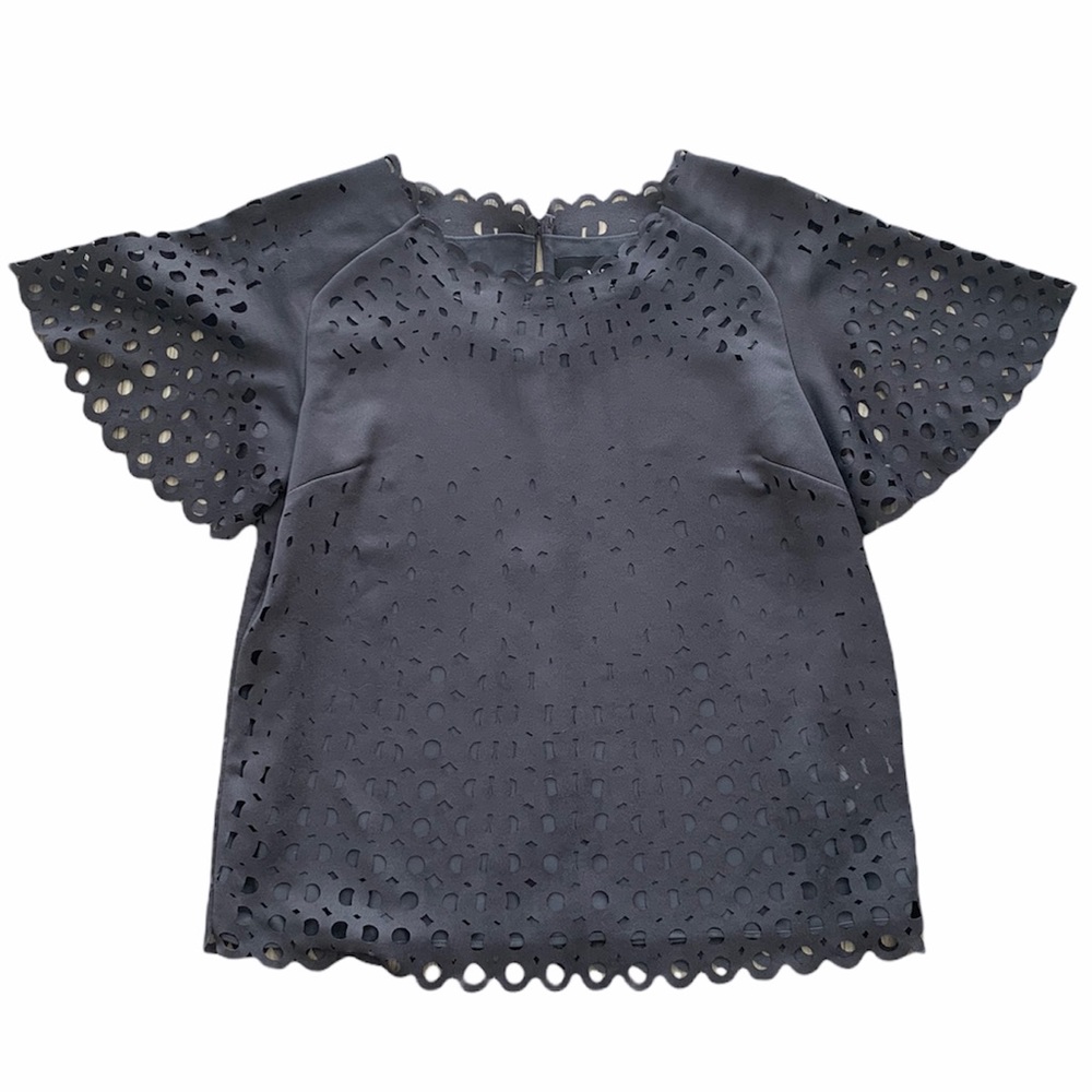 Banana Republic Limited Edition Eyelet Flutter Top